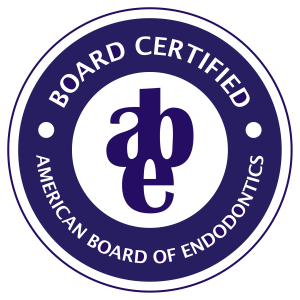 Board Certified - American Board of Endodontics